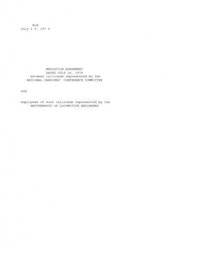 1978 NATIONAL AGREEMENT-BLE