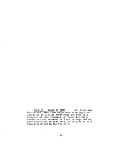 Rule 55: Starting Time- Assigned